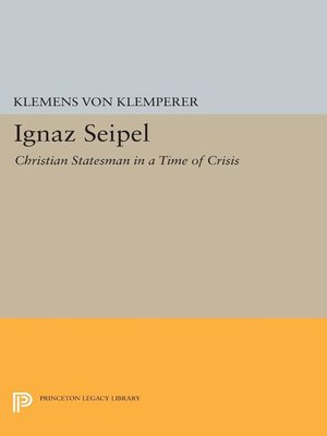 cover image of Ignaz Seipel